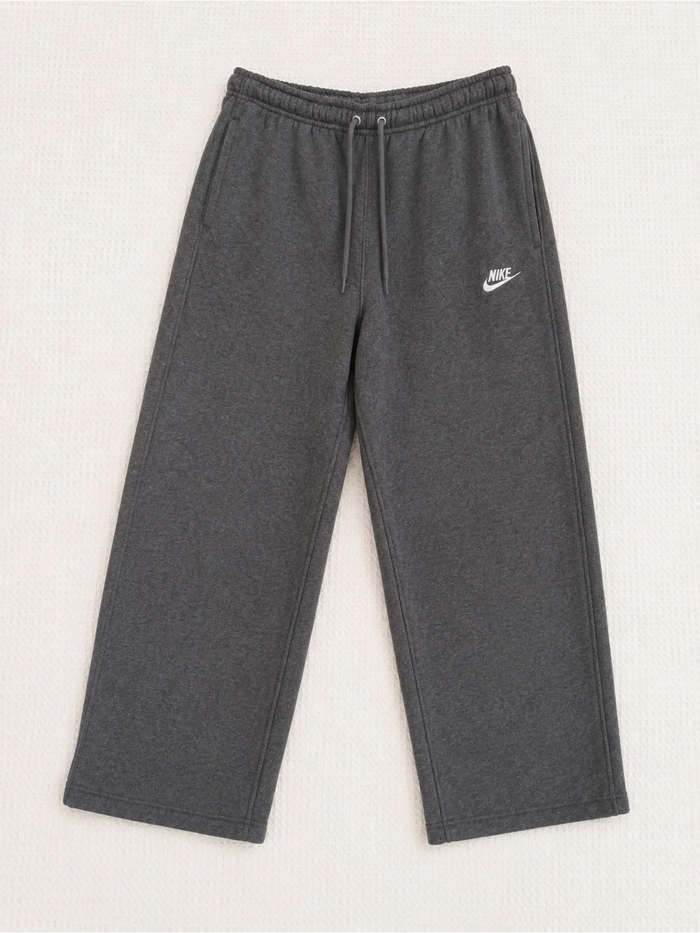 Nike Men’s Charcoal Gray Fleece Open Hem Sweatpants Size M